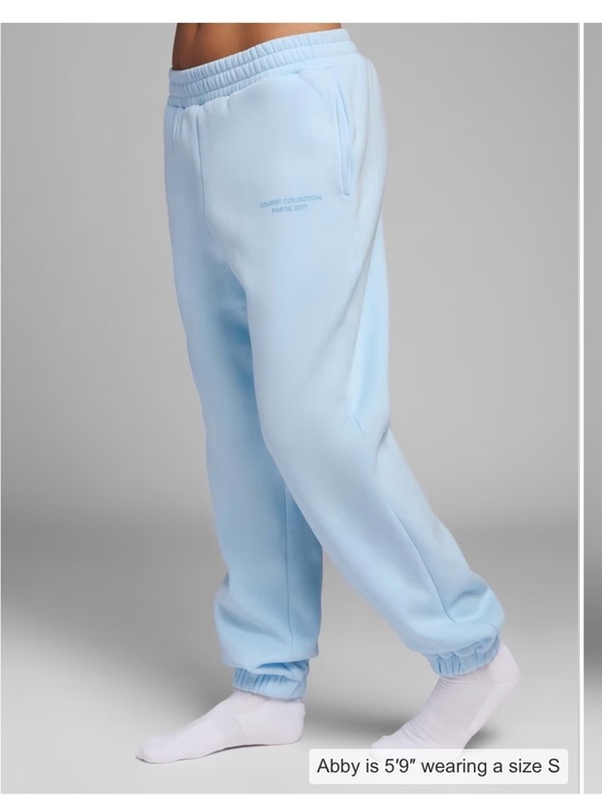 Comfrt Pants - Women's Pastel Light Blue Fleece Joggers
